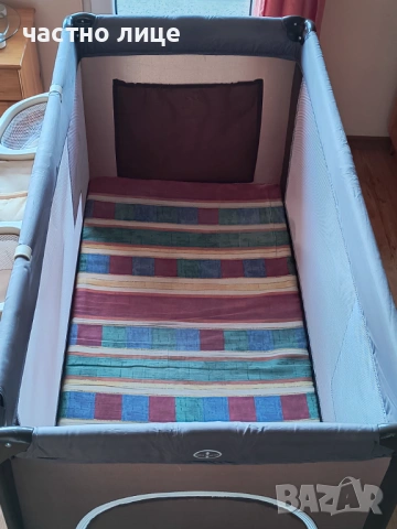 кошара сгъваема с матрак и екстри в Бургас за 35 евро, снимка 6 - Бебешки легла и матраци - 53363678