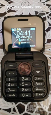 Сгъваем мобилен телефон i16 Pro – 2 SIM, камера, фенерче, FM радио, снимка 4 - Телефони с две сим карти - 50619589