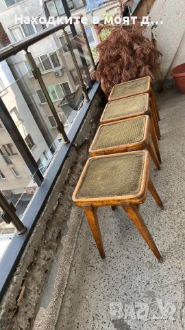 4 броя ретро табуретки