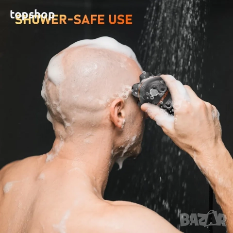 Нова самобръсначки Maxgroom 7 глави за мъже, 7D водоустойчива с подобрено гъвкаво острие, дълъг ..., снимка 7 - Тримери - 52077478