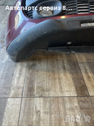 Предна предна броня с фарове за Fiat 500L, червена, оригинална, модел 2013 година, снимка 4 - Части - 53135445