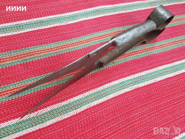 Кована ножица с печати, снимка 5 - Антикварни и старинни предмети - 52591717