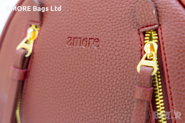 Дамска раница AMORE Martina - Bordo, снимка 4 - Раници - 50656941