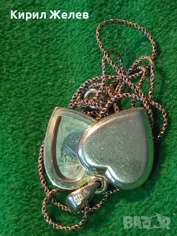 РОМАНТИЧЕН СРЕБЪРЕН ПЕНДАНТ СЪРЧИЦЕ РАМКА За СНИМКИ с ФИНА СРЕБЪРНА ВЕРИЖКА - СРЕБРО 925 ПРОБА 13820, снимка 18 - Колиета, медальони, синджири - 49866142