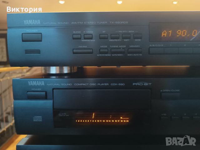 Yamaha amplifier/усилвател, cassette deck, cd player и тунер, снимка 4 - Декове - 46011406