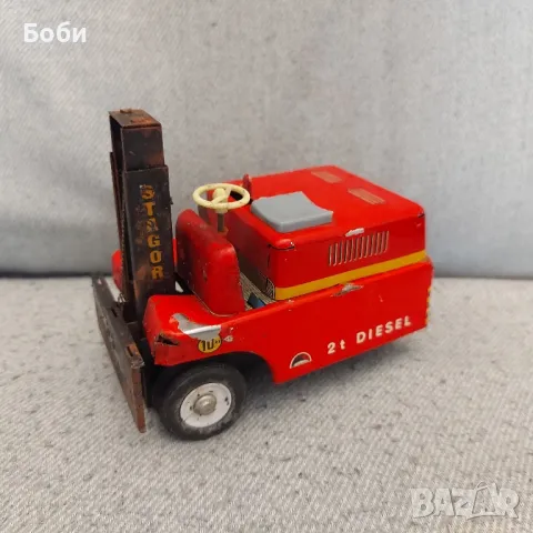 Стара Ламаринена Играчка Мотокар