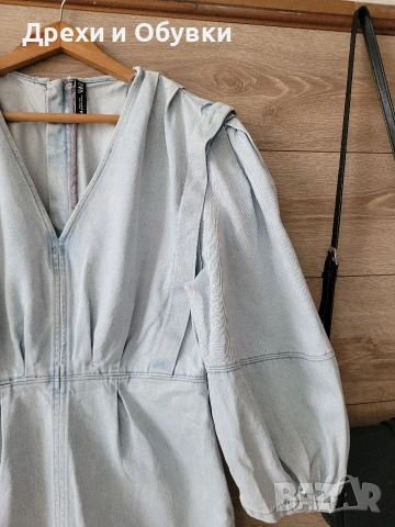 Дънкова рокля Zara , снимка 3 - Рокли - 54096591