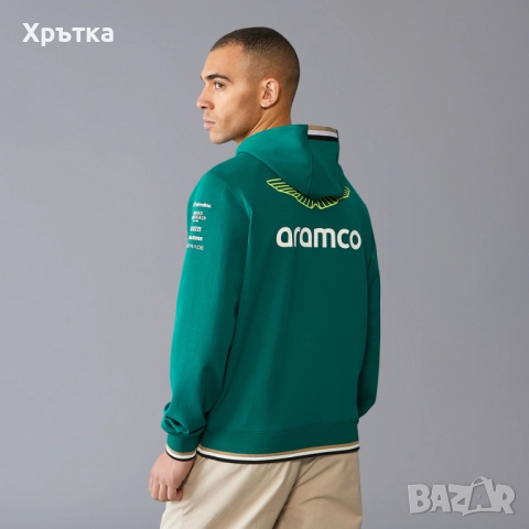 Aston Martin x Hugo Boss F1 Team - Оригинален мъжки суитшърт р-р 2XL, снимка 4 - Суичъри - 52669327