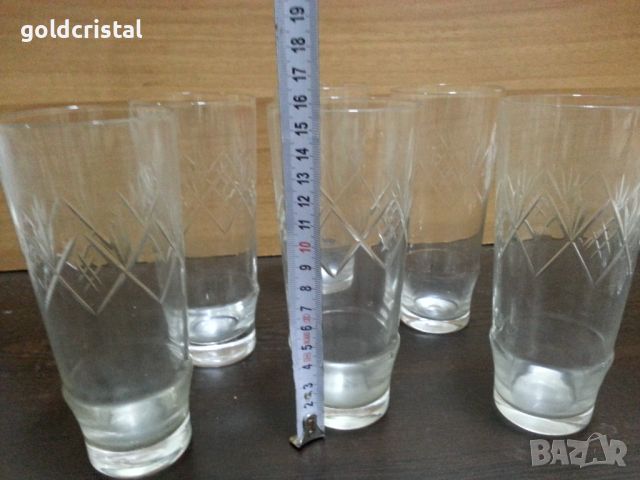 Ретро кристални чаши , снимка 4 - Антикварни и старинни предмети - 45906537