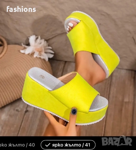 Чехли на платформа номер 42, снимка 2 - Чехли - 53247355