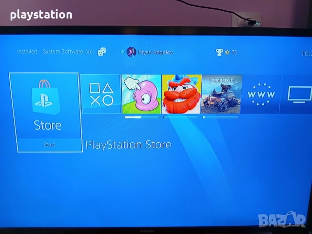 🤍 PS4 SLIM БЯЛ – 190 € (ПЪЛЕН КОМПЛЕКТ!) 3 месеца гаранция, снимка 3 - PlayStation конзоли - 53449354