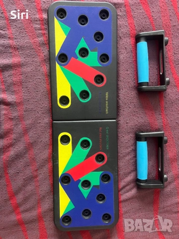 Многофункционална дъска за лицеви опори, снимка 3 - Фитнес уреди - 53315501