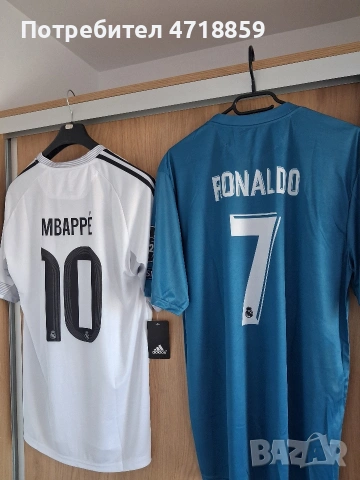 2 бр фланелки на Мбапе и Роналдо на Реал (Мадрид), снимка 2 - Футбол - 54132577