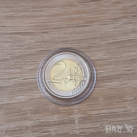 Италия 2 евро 2018 Конституция  UNC, снимка 2 - Нумизматика и бонистика - 53909656