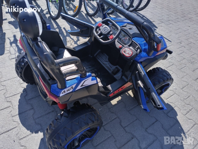 SAFARI двуместен акумулаторен джип JAKARTA 4x4 син