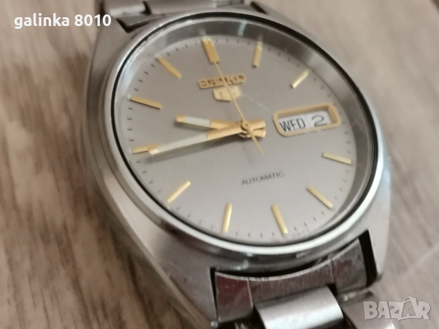 Мъжки часовник Сейко 5, снимка 4 - Мъжки - 52822653