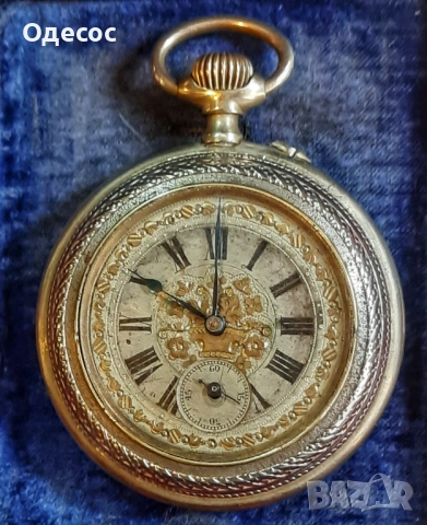 Старинен Швейцарски джобен часовник, снимка 7 - Антикварни и старинни предмети - 54078217