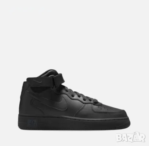 НАМАЛЕНИЕ !!! Кецове Nike Air Force 1 MID Le GS Black DH2933-001, снимка 1 - Детски маратонки - 48954634