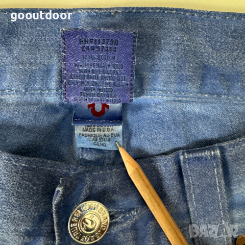Мъжки дънки True Religion vintage Geno Denim Jeans, снимка 4 - Дънки - 44991721