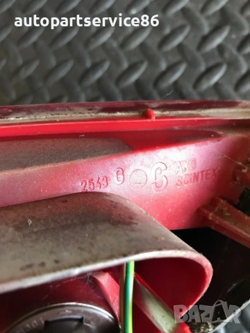 Вътрешен заден ляв стоп за Peugeot 607 (2002) 2543G, снимка 3 - Части - 53771274