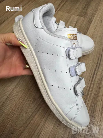 Оригинални кожени маратонки Adidas Stan Smith Cf ! 44 н, снимка 1 - Маратонки - 48837412