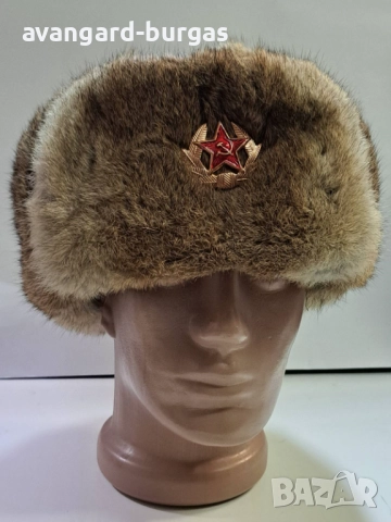 Мъжка шапка калпак - ушанка Заешка-209, снимка 2 - Шапки - 52205714