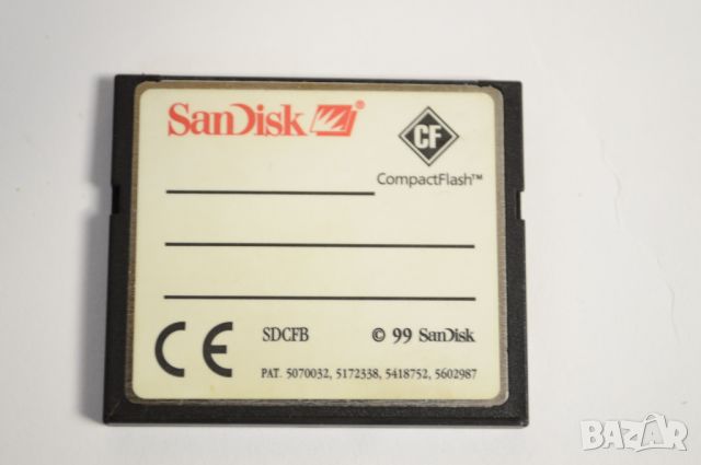 CF Compact Flash карта 128MB, снимка 2 - Чанти, стативи, аксесоари - 45819477
