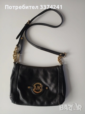 Кожена дамска чанта Michael Kors