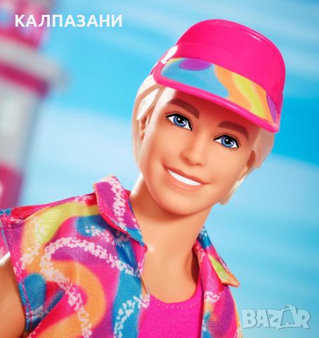 Barbie HRF28 Филмът, колекционерска кукла Кен в екип за каране на ролери , снимка 5 - Кукли - 46087926