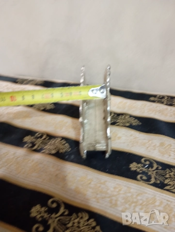 Посребрен винтидж салфетник, снимка 2 - Аксесоари за кухня - 39231425