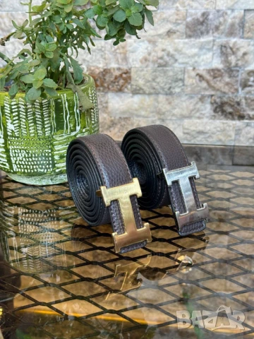 колани от естествена кожа в кутия  valentino garavani hermes guess chanel, снимка 5 - Колани - 50776378