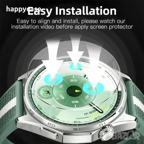 Huawei Watch GT6 46 41 mm. / GT6 Pro 46 / 9H Стъклен протектор за екран, снимка 4 - Смарт часовници - 53140710