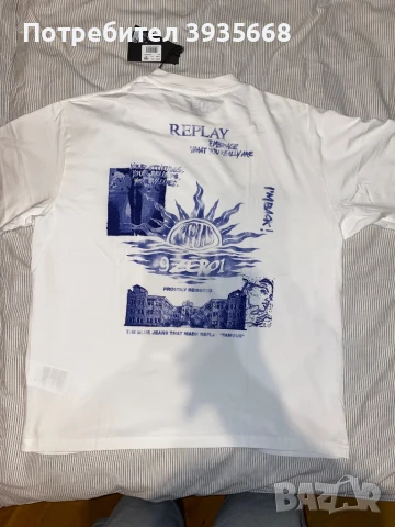 ЧИСТО НОВА тениска Replay, снимка 7 - Тениски - 51262246