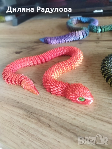 3D принтирана змия, снимка 4 - Други стоки за дома - 52510249