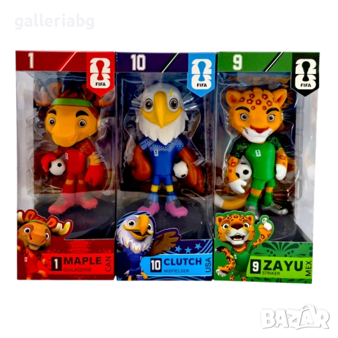 Футболни фигурки талисмани World Cup 2026 комплект 3 броя