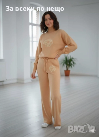 Дамски Комплект Плетиво - Налични Различни Цветове Код S212, снимка 4 - Комплекти - 52419328