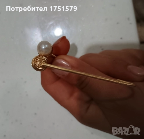 Нова гривна т естествени перли, снимка 6 - Гривни - 52145503