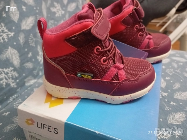 Детски зимни ботуши за момиче Lotto 22 номер, снимка 3 - Детски маратонки - 52882686