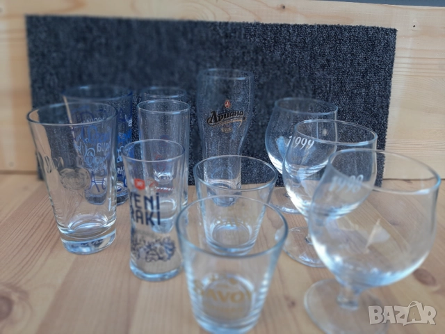 Чаши за уиски, бира, узо, ракия - 11бр., снимка 2 - Чаши - 47805662