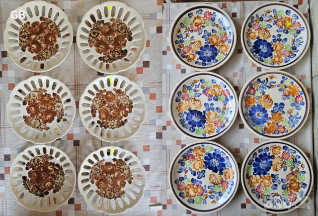 Декоративни полски керамични чинии + бонус НАМАЛЕНИЕ - 65 лв.