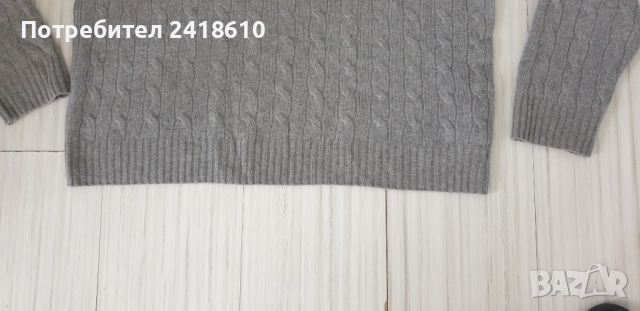POLO Ralph Lauren Cable Merino/ Cashmere  Knit Mens Size XL  ОРИГИНАЛ! Mъжки Пуловер, снимка 11 - Пуловери - 52040955