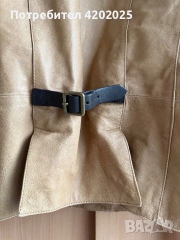 Уникално дамско кожено яке 100% естествена кожа Guess Liu Jo Moschino Michael Kors, снимка 7 - Якета - 54272617