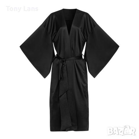 Tony Lans  Кимоно, черно, ONESIZE , снимка 1 - Нощници - 45889584