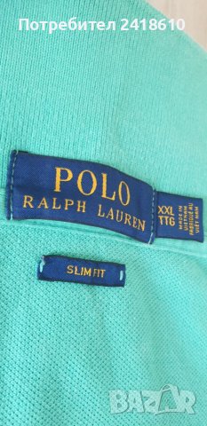 POLO Ralph Lauren Pique Cotton Slim Fit Mens Size 2XL ОРИГИНАЛ! Мъжка Тениска!, снимка 14 - Тениски - 46811122