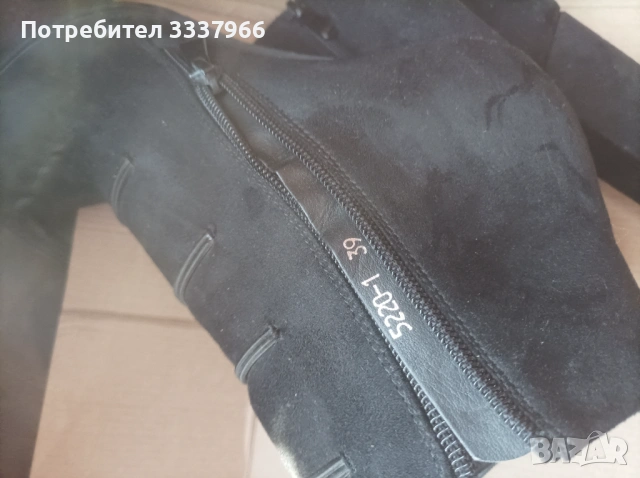 Дамски удобни боти на ток, снимка 5 - Дамски боти - 53197999