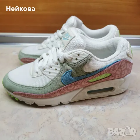 Nike Air Max 90 Ester Leppard 38 като Нови , снимка 4 - Маратонки - 47698491