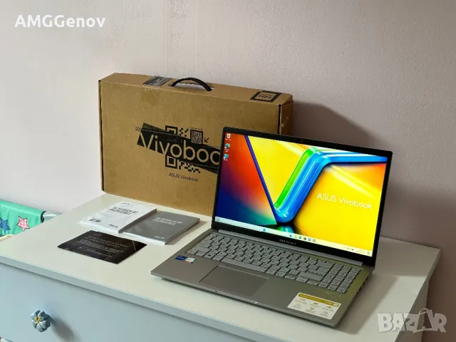 НОВ 15.6’FHD IPS/i5-1235u/Asus Vivobook/16GB DDR4/1TB SSD, снимка 1