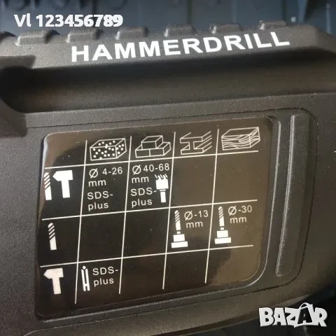 Мощен перфоратор BOSCH GBH 2-28 Professional, 880W, SDS-plus, 3.2J , снимка 3 - Перфоратори - 53987887