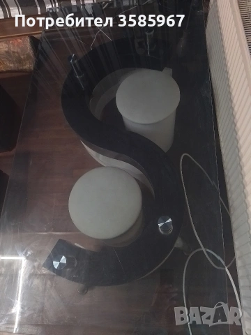 холна маса с две табуретки , снимка 2 - Маси - 54267303