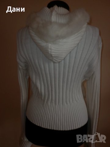 Жилетка Jennyfer J със заешка кожа, снимка 5 - Жилетки - 50690938